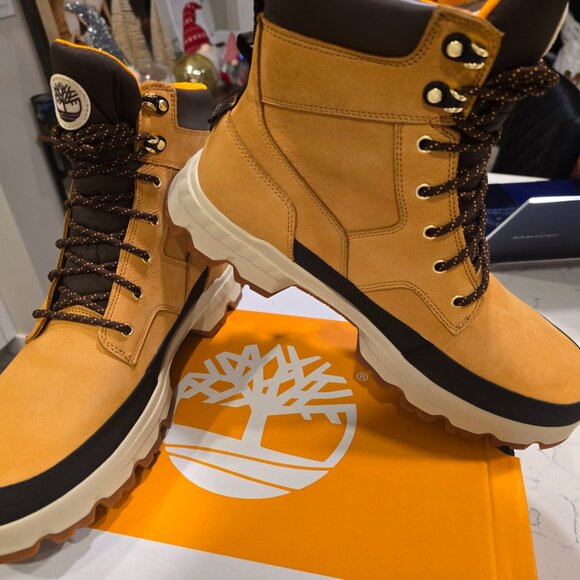 Timberland Originals Ultra Waterproof Boots Wheat Nubuck Men's SZ 11 TB0A44SH231 - Picture 3 of 16